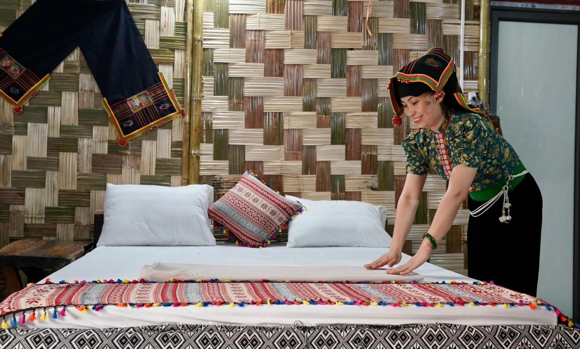Minh Ngoc Homestay Dien Bien Phu Ban Hin Lom Exteriör bild