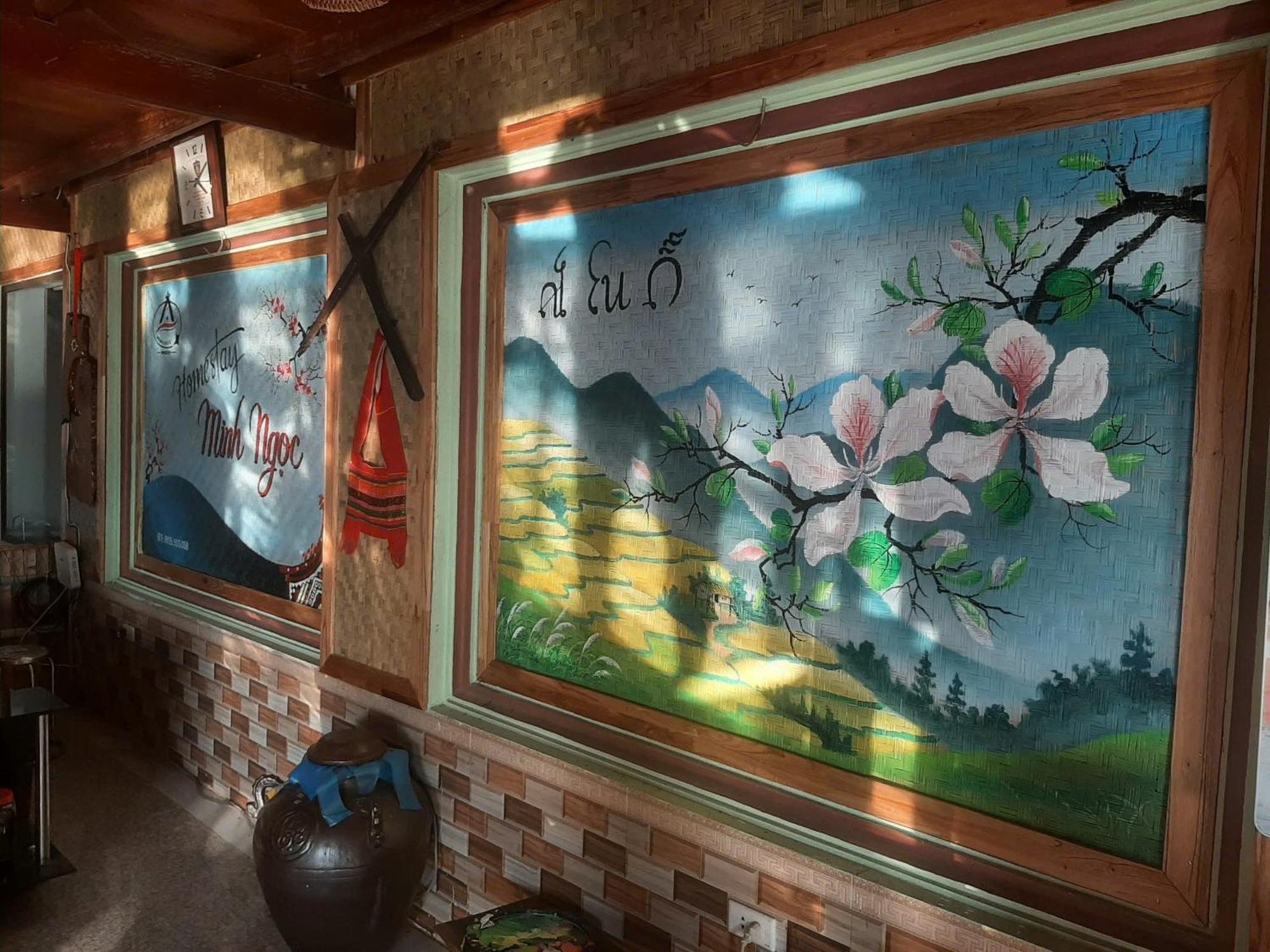 Minh Ngoc Homestay Dien Bien Phu Ban Hin Lom Exteriör bild